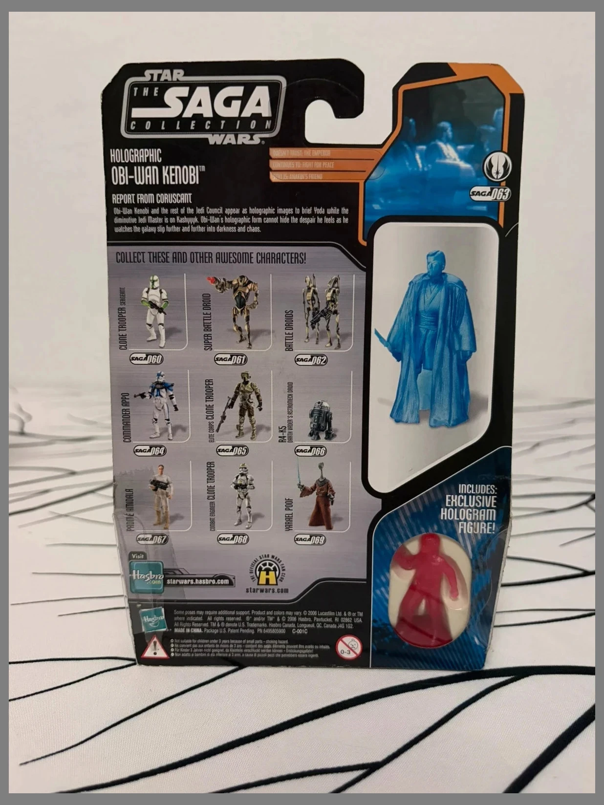 Obi-Wan Kenobi Holographic Star Wars The Saga Collection – Hasbro – New in Blister – photo 2